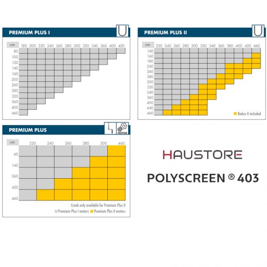 Estor enrollable Bandalux® PolyScreen®403