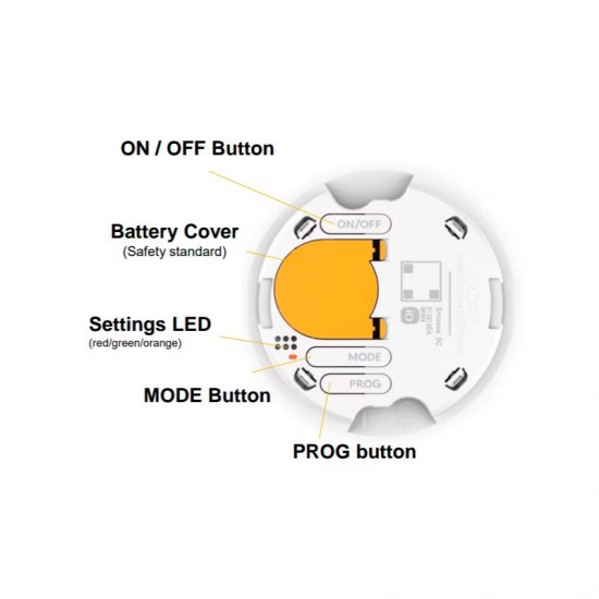 Interrupteur mural SOMFY® Amy 1 Sun Protect Modes io 1871450