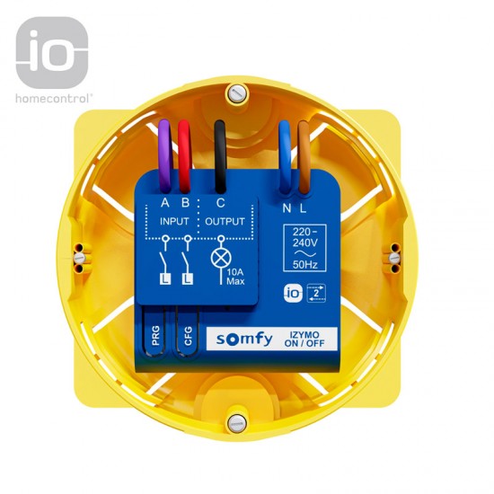 Micro récepteur SOMFY® IZYMO On/Off IO 1822649