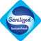 Logo Sanitized, traitement hygiénique du tissu